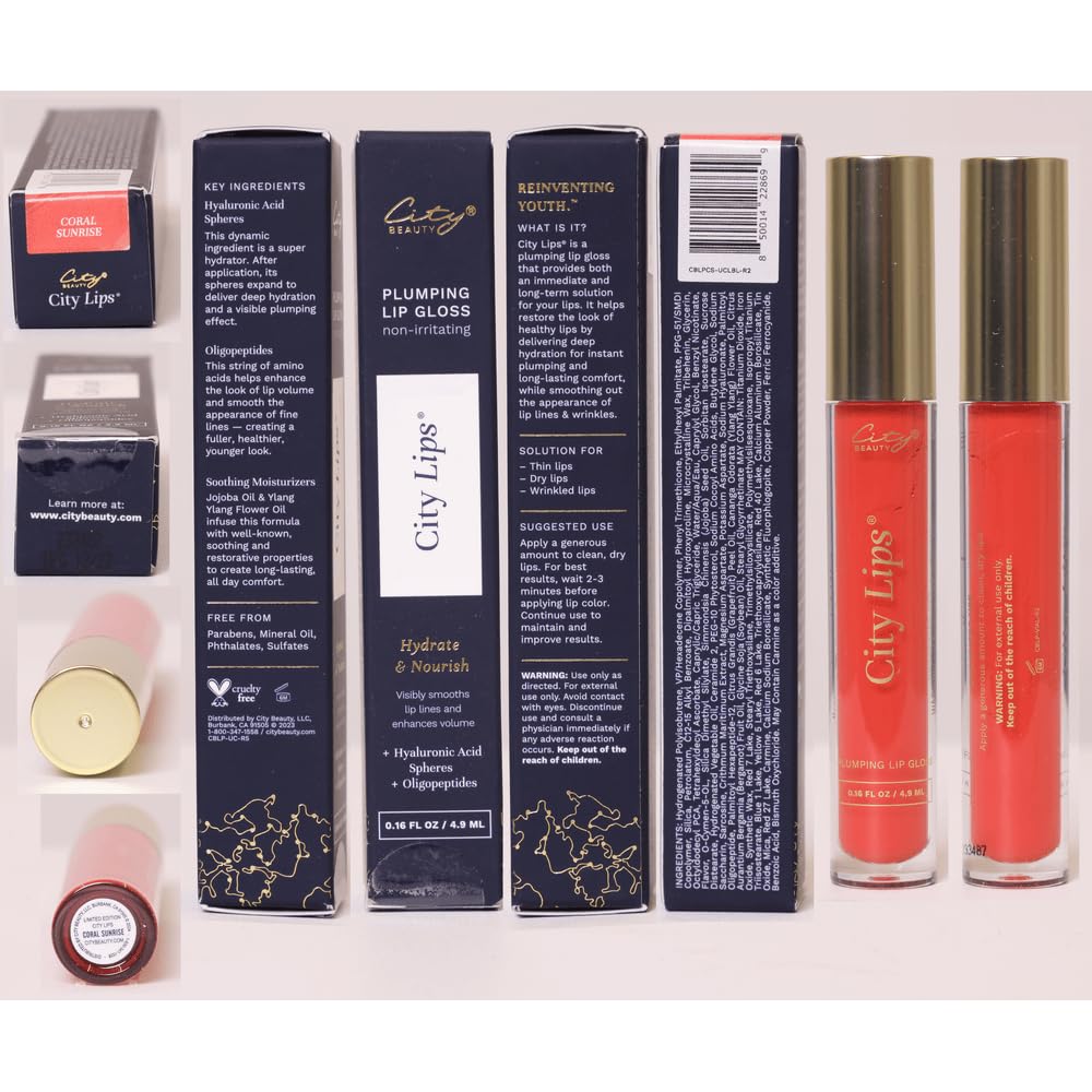 City Beauty back label close-up listing ingredients and ethical formula highlights
