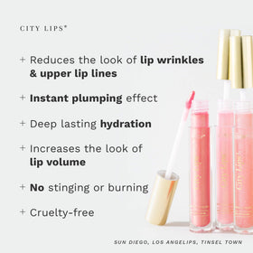 City Beauty oils and hyaluronic texture illustrating moisturizing, soothing benefits