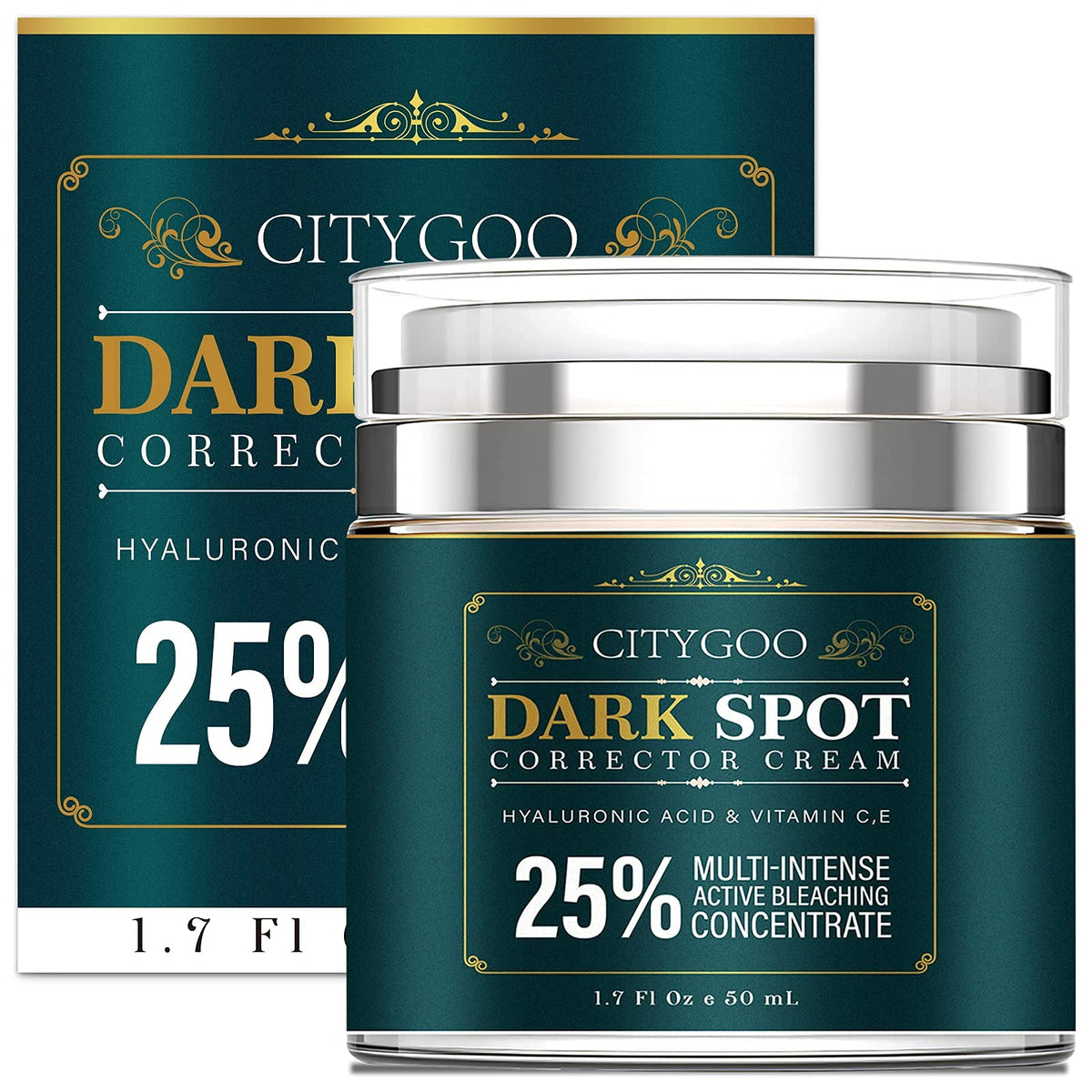 CITYGOO bottle on bathroom shelf in lifestyle scene suggesting daily routine use