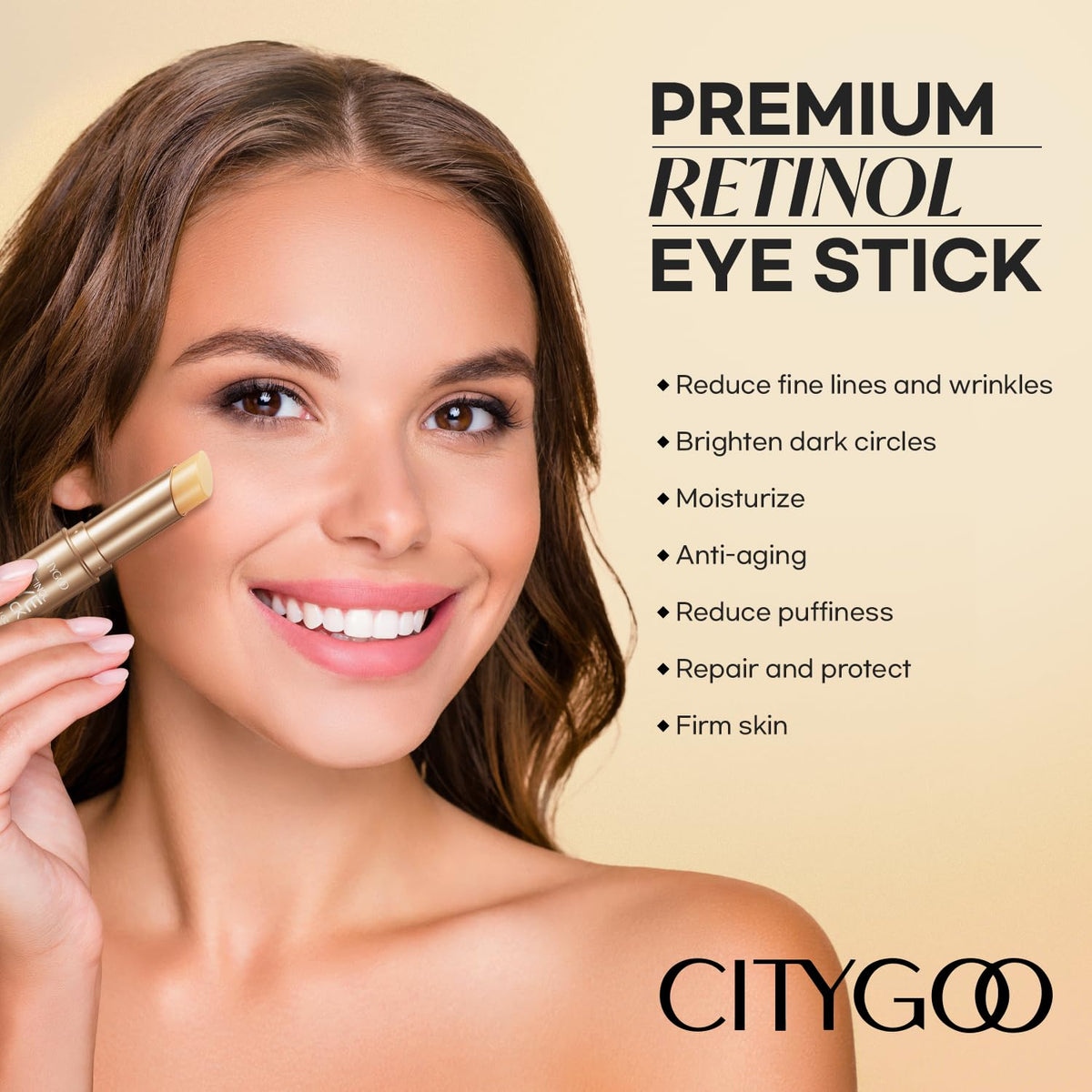 CITYGOO applicator close-up demonstrating smooth glide and hygienic application