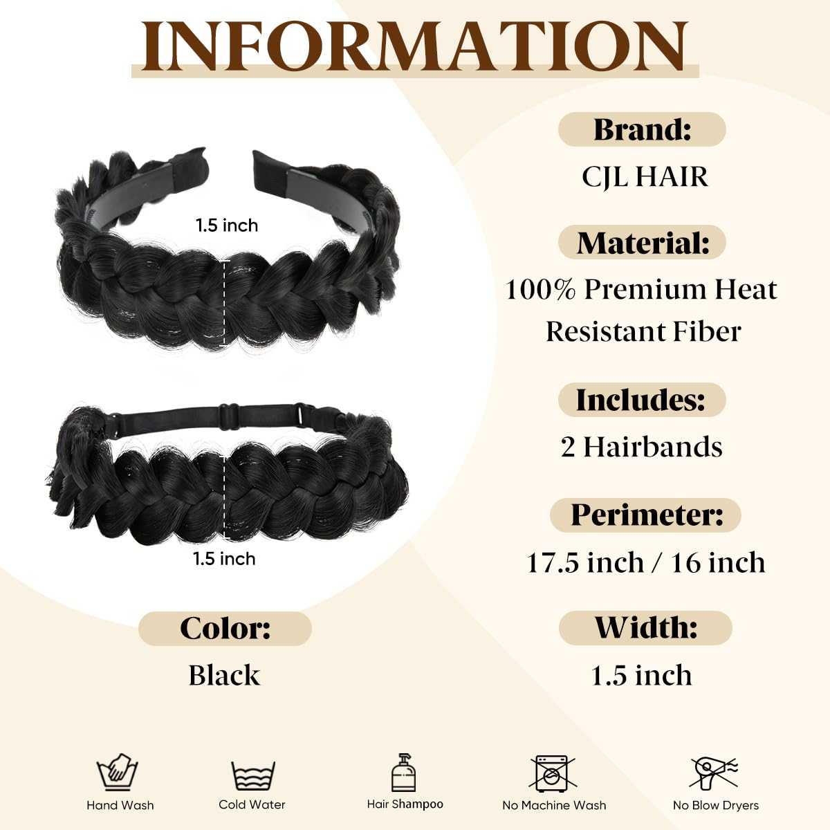 CJL HAIR close-up of hand-braided texture highlighting natural appearance and craft
