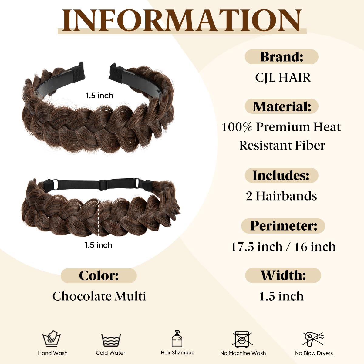 CJL HAIR close-up of hand-braided texture highlighting natural look