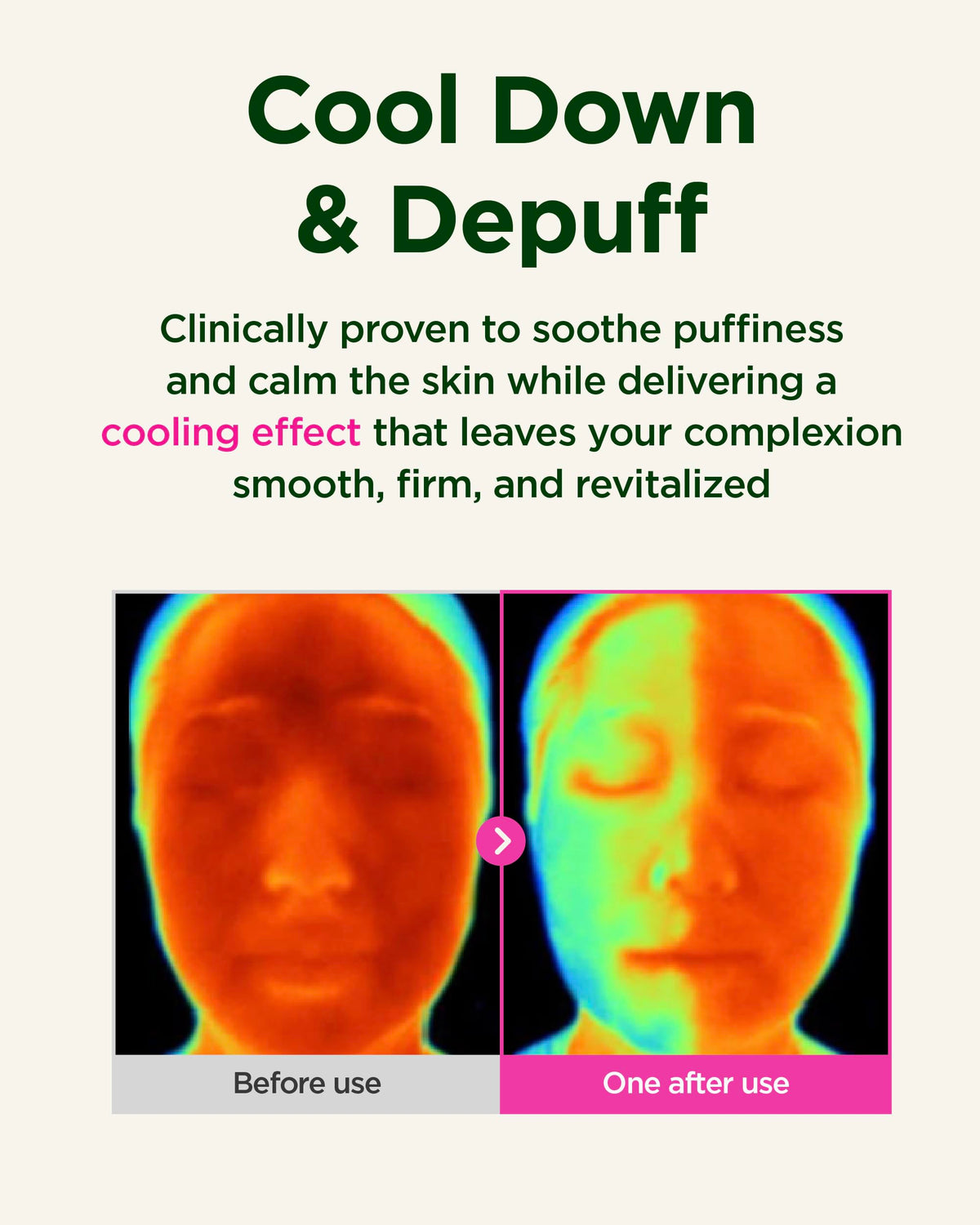 CKD Guaranteed serum applied with gua sha tool illustrating enhanced lift and circulation