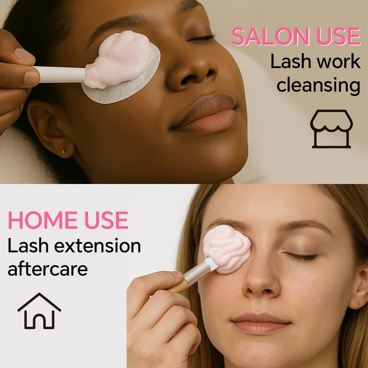 CL CAMILLASH foam texture swirl showing dense whipped lather for efficient cleansing