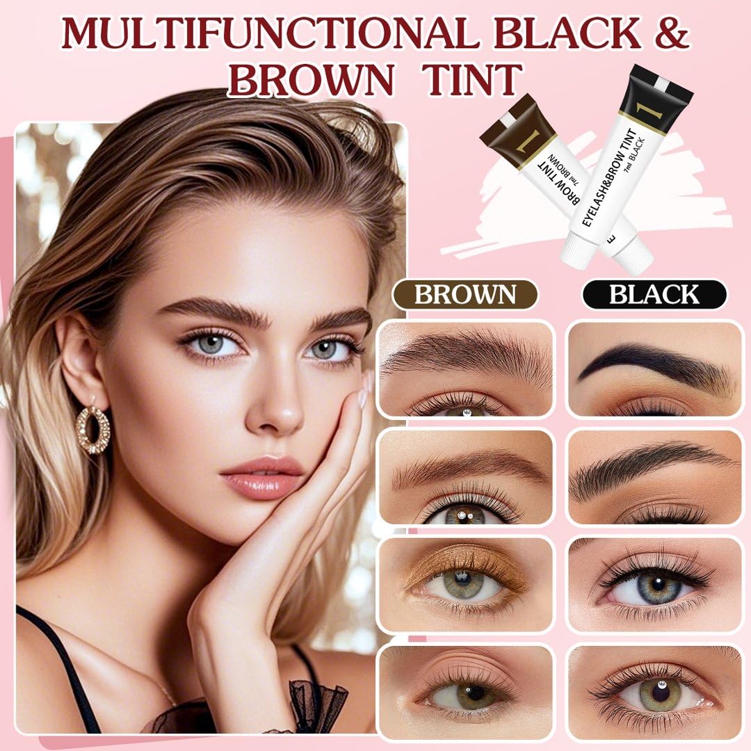 clabay lash tint in use demonstrating safe, precise application