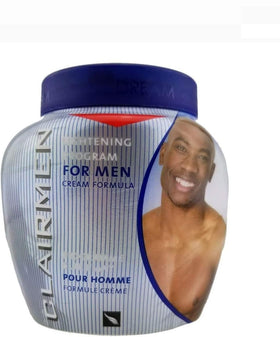 Clairmen cream texture close-up highlighting smooth moisturizing benefit