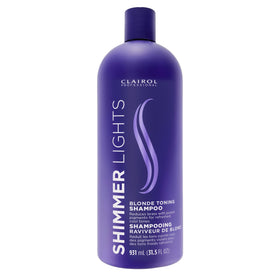 Clairol Professional bottle front packaging shows large salon-sized shampoo benefit