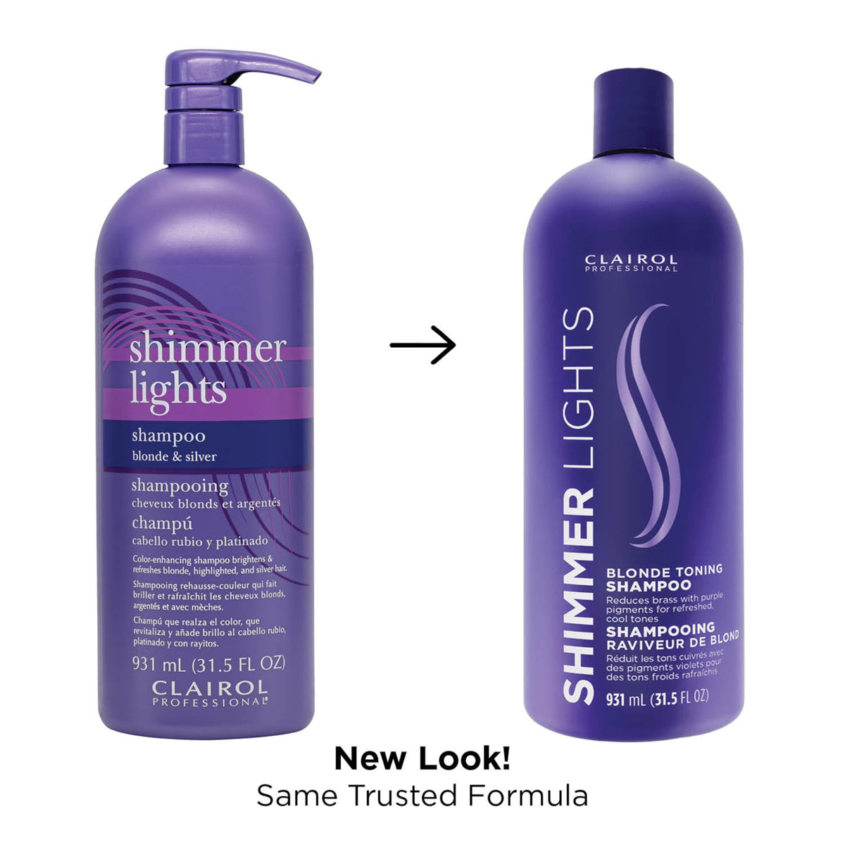 Clairol Professional label close-up highlighting product name and usage benefit