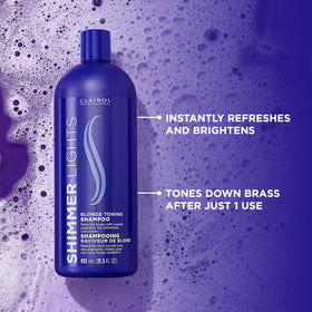 Clairol Professional lather texture demonstrating creamy cleansing and shine