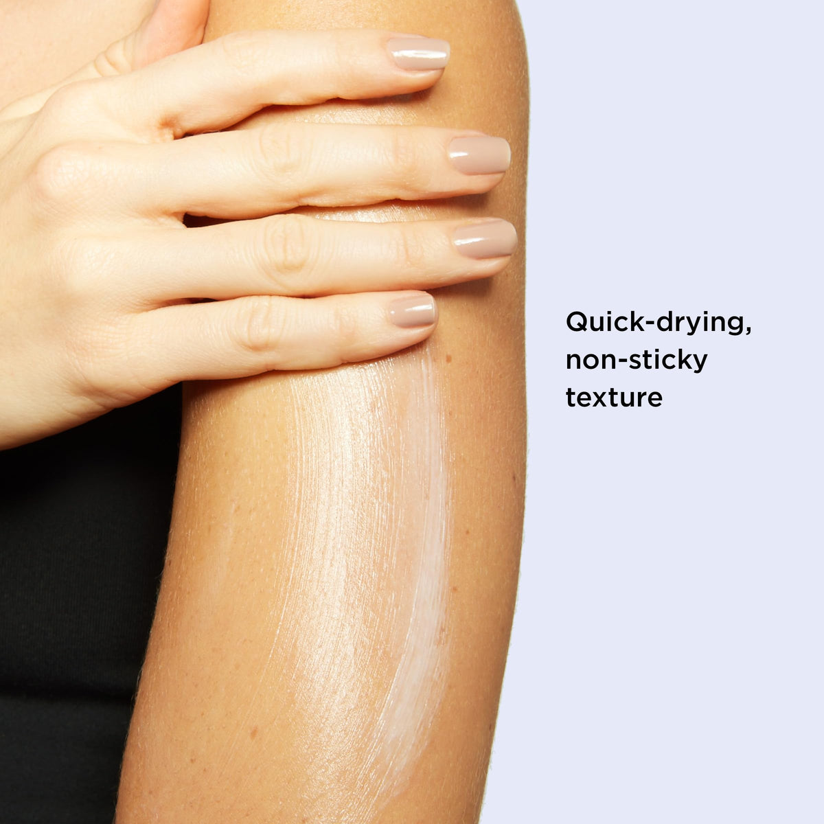 Clarins before and after comparison displaying natural sun-kissed glow without orange tones