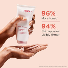Clarins cream close-up texture showing creamy finish and richness