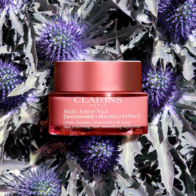 Clarins cream application on hand demonstrating easy absorption and hydration