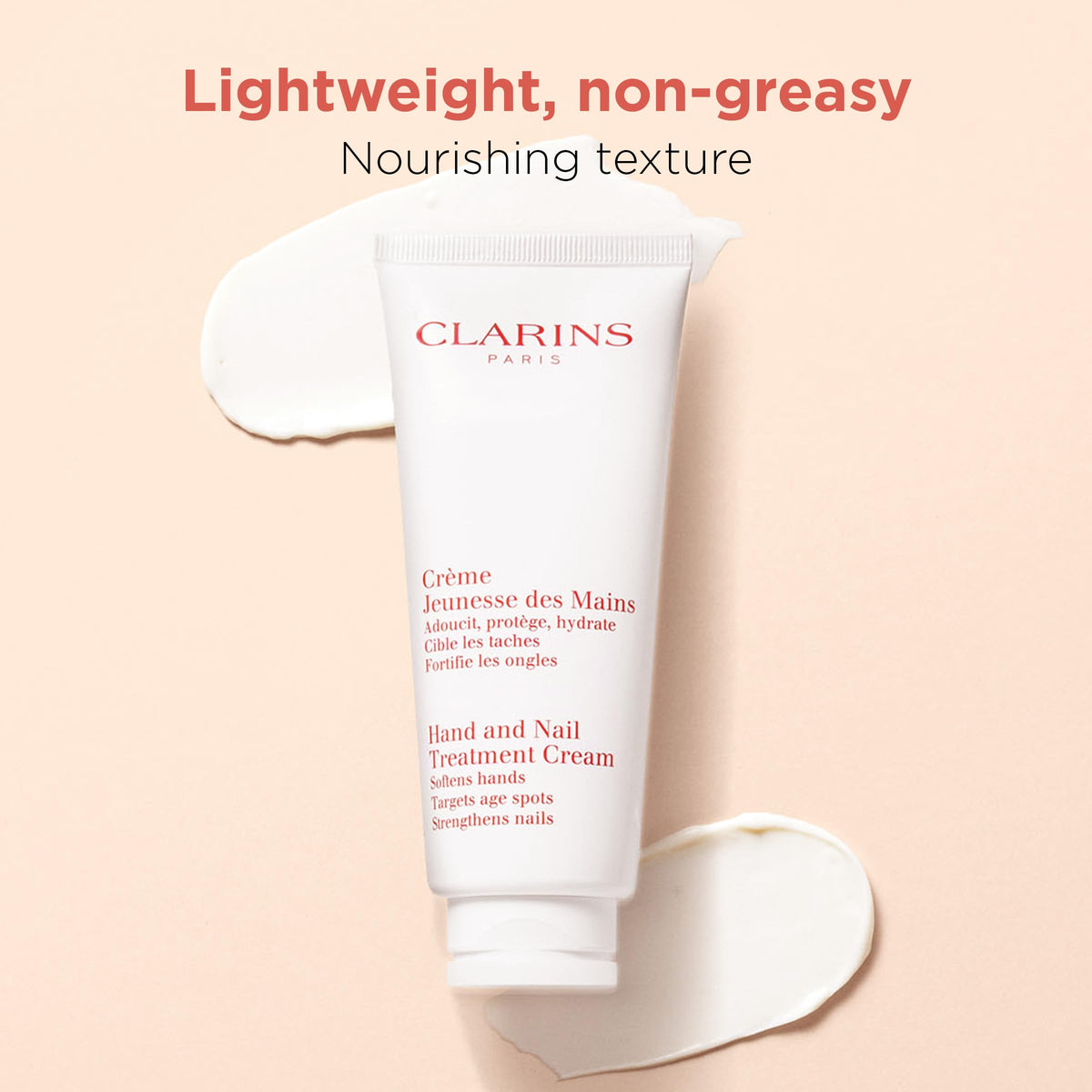 Clarins close-up on cuticles and nails showing conditioning results