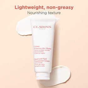 Clarins close-up on cuticles and nails showing conditioning results
