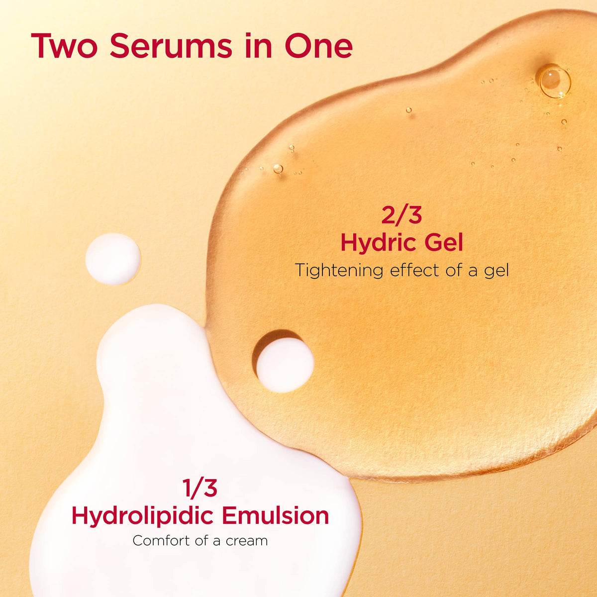 Clarins Double Serum Eye application demo on orbital bone for visible revitalization