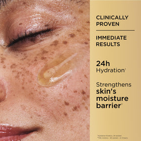 CLARINS botanical ingredients flatlay highlighting plant-powered active benefits