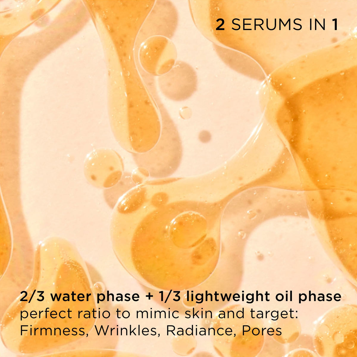 Clarins applying serum to neck and face for lifted, smoother-looking skin