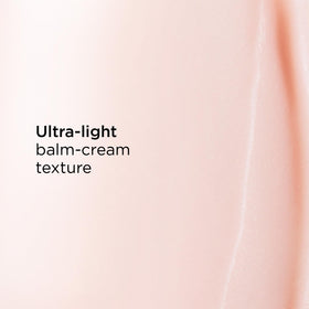 Clarins before and after across cheek showing reduced pore and line appearance