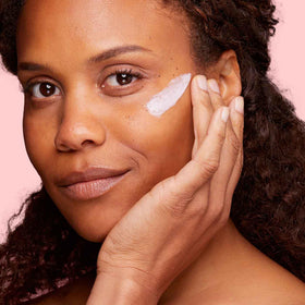Clarins label close-up displaying key ingredients and clarity of formulation
