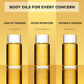 Clarins product label and ingredient list showcasing plant-based extracts