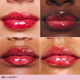 Clarins lip comfort oil applicator wand demonstrating smooth coverage benefit