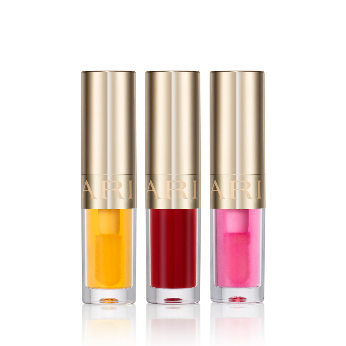 Clarins Honey 01 close-up showing warm nude tint and hydrating shine benefits