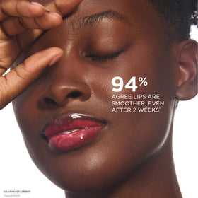 Clarins lip comfort oil ingredients label made in France shows natural-origin focus