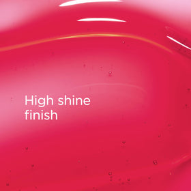 Clarins lip comfort oil glossy texture close-up highlighting hydrating sheen