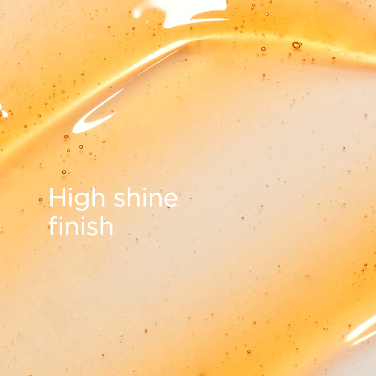CLARINS texture close-up demonstrating smooth non-sticky shine benefit