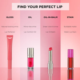 Clarins lip oil balm ingredient botanicals displaying natural plant-based benefits