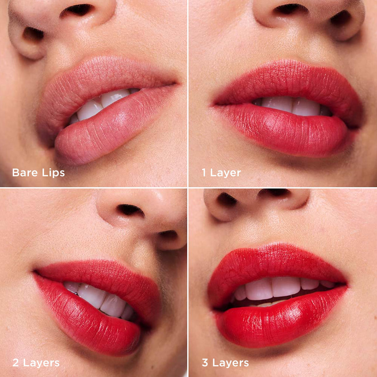 Clarins lip stain worn on model showing rich color payoff and comfortable wear benefit