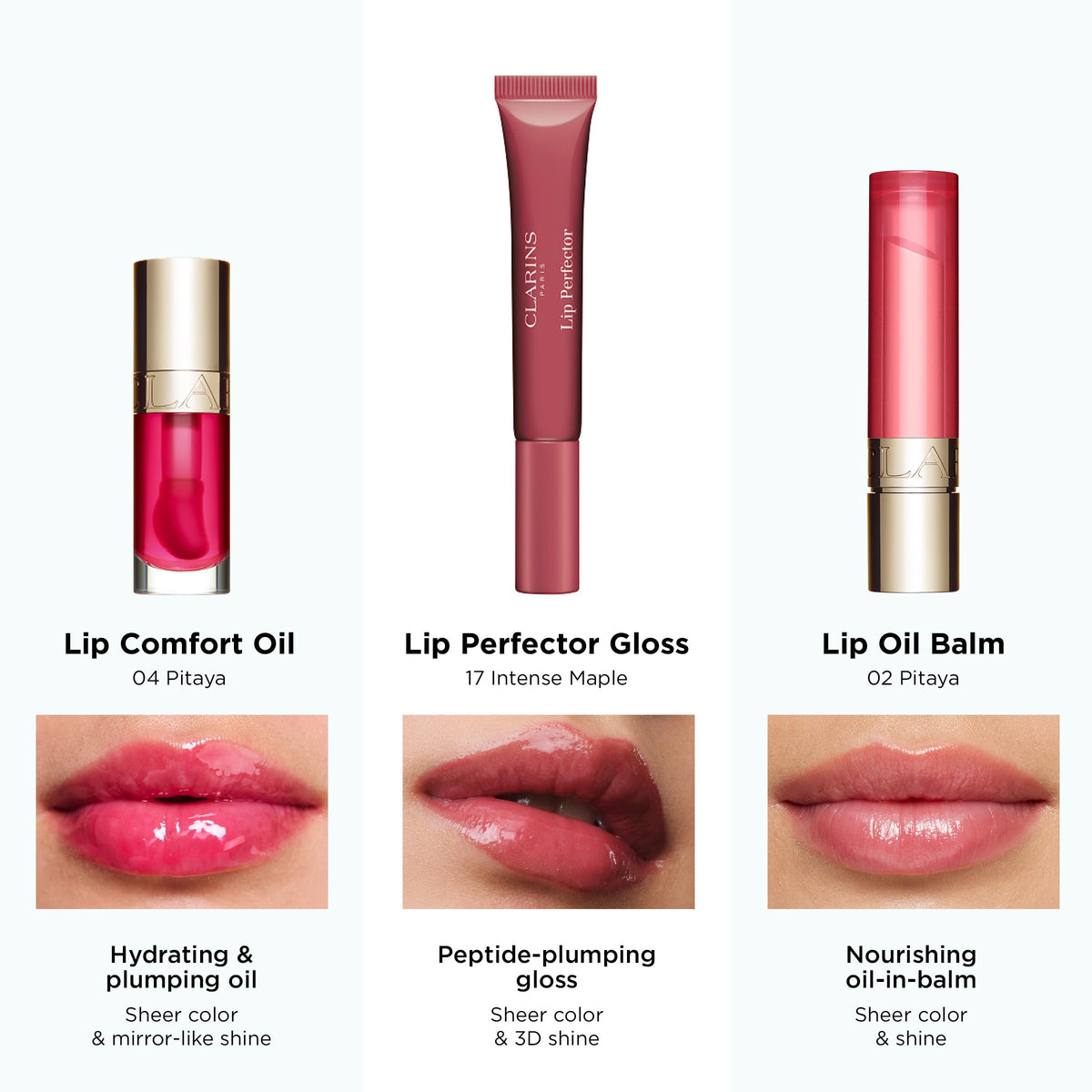 Clarins label close-up showing ingredient transparency and quality