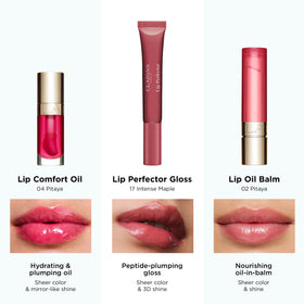 Clarins label close-up showing ingredient transparency and quality