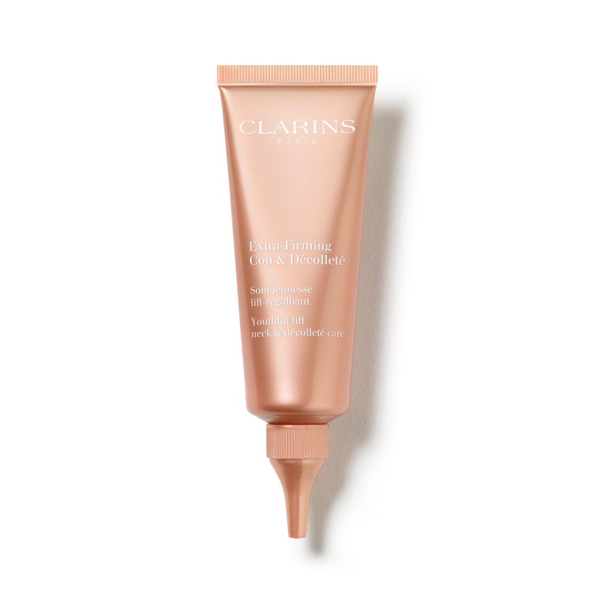 Clarins jar front view showing elegant packaging and firming benefits