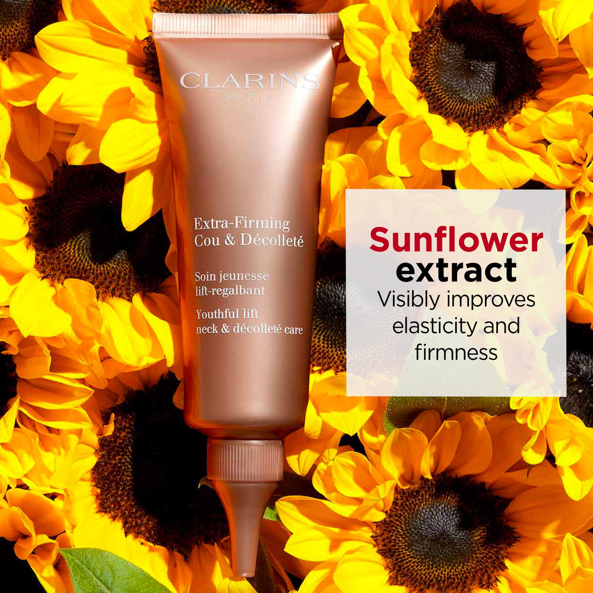 Clarins Kangaroo Flower extract closeup highlighting botanical renewal