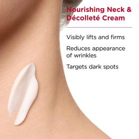 Clarins cream texture close-up revealing lightweight, hydrating finish