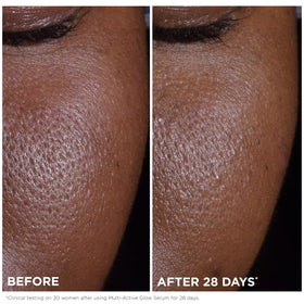 Clarins shaken bottle showing distinct oil and water layers for fresh activation benefit