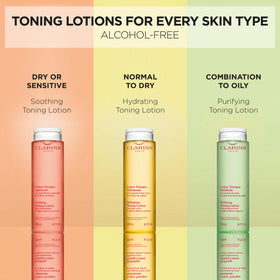 Clarins on bathroom vanity conveying calm skincare ritual
