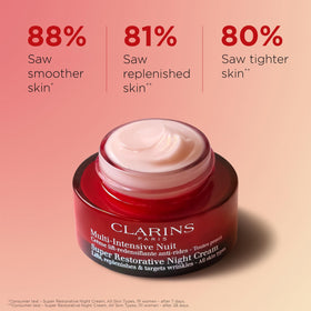 Clarins cream texture in jar illustrating rich nourishment and smoothness
