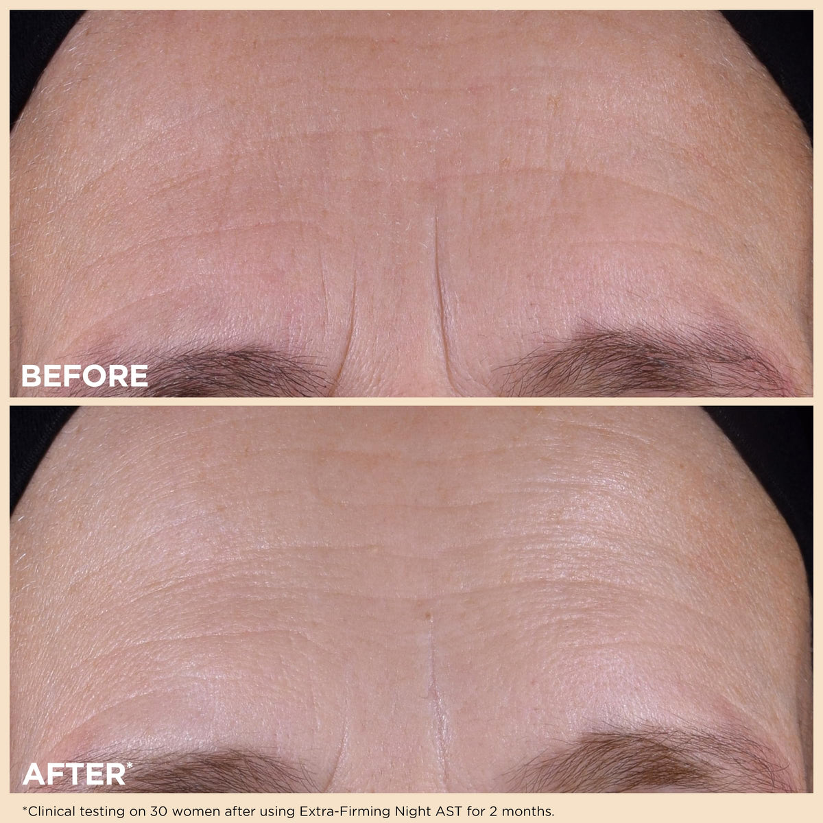 Clarins cream texture close-up highlighting silky, nourishing finish