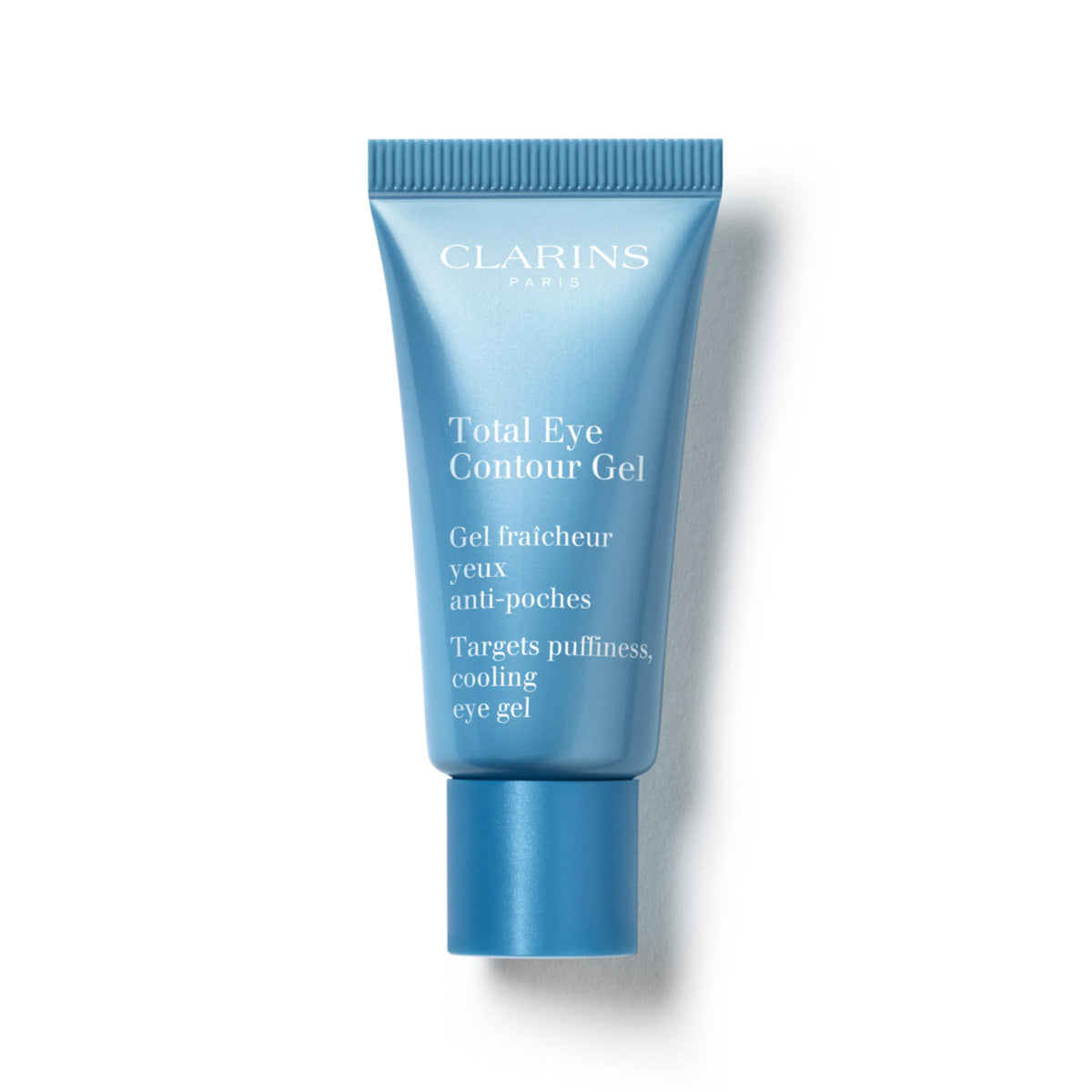 Clarins front packaging showing product and brand for refreshed eyes
