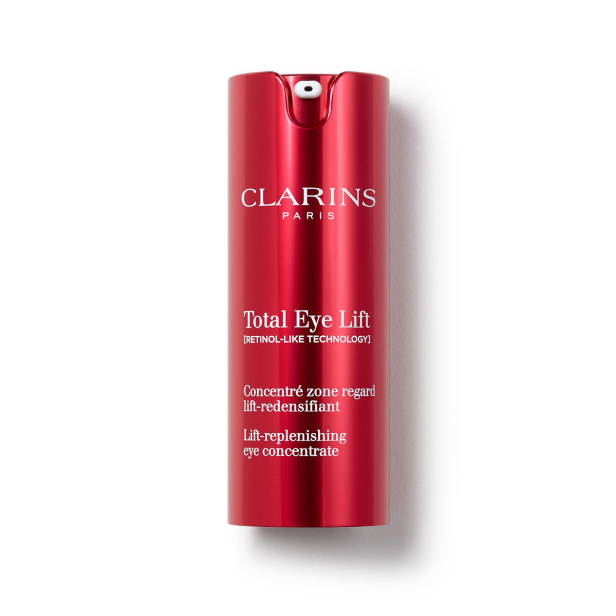 clarins total eye lift jar front view showing product and brand benefits