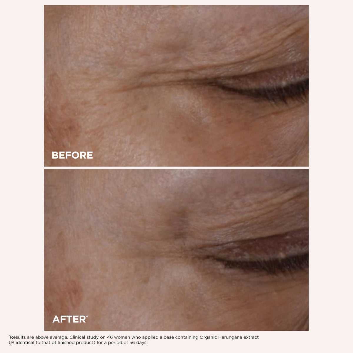 clarins total eye lift organic harungana extract close-up highlighting natural active