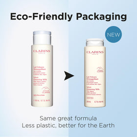CLARINS ingredient label showing organic extracts and transparency benefit