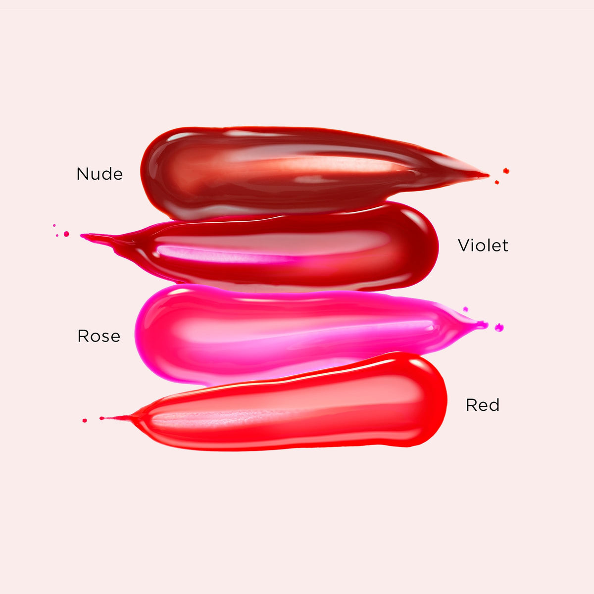 Clarins texture swirl highlighting lightweight, buildable matte finish