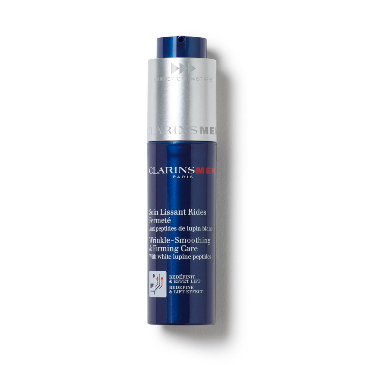 CLARINS front packaging of men’s moisturizer showing product and net weight