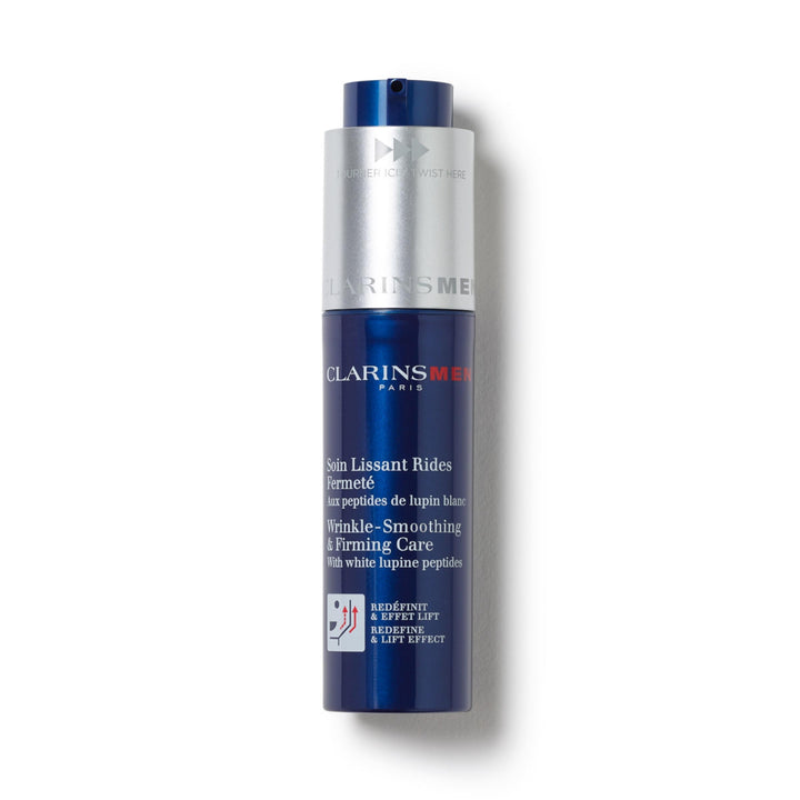 CLARINS front packaging of men’s moisturizer showing product and net weight