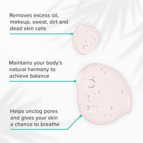 ClarityRx foam texture on fingertips showing lightweight lather and soft feel