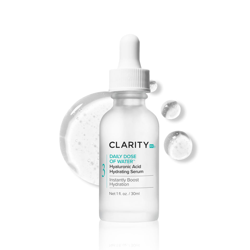 ClarityRx front bottle shows clean design and easy-use packaging for daily hydration