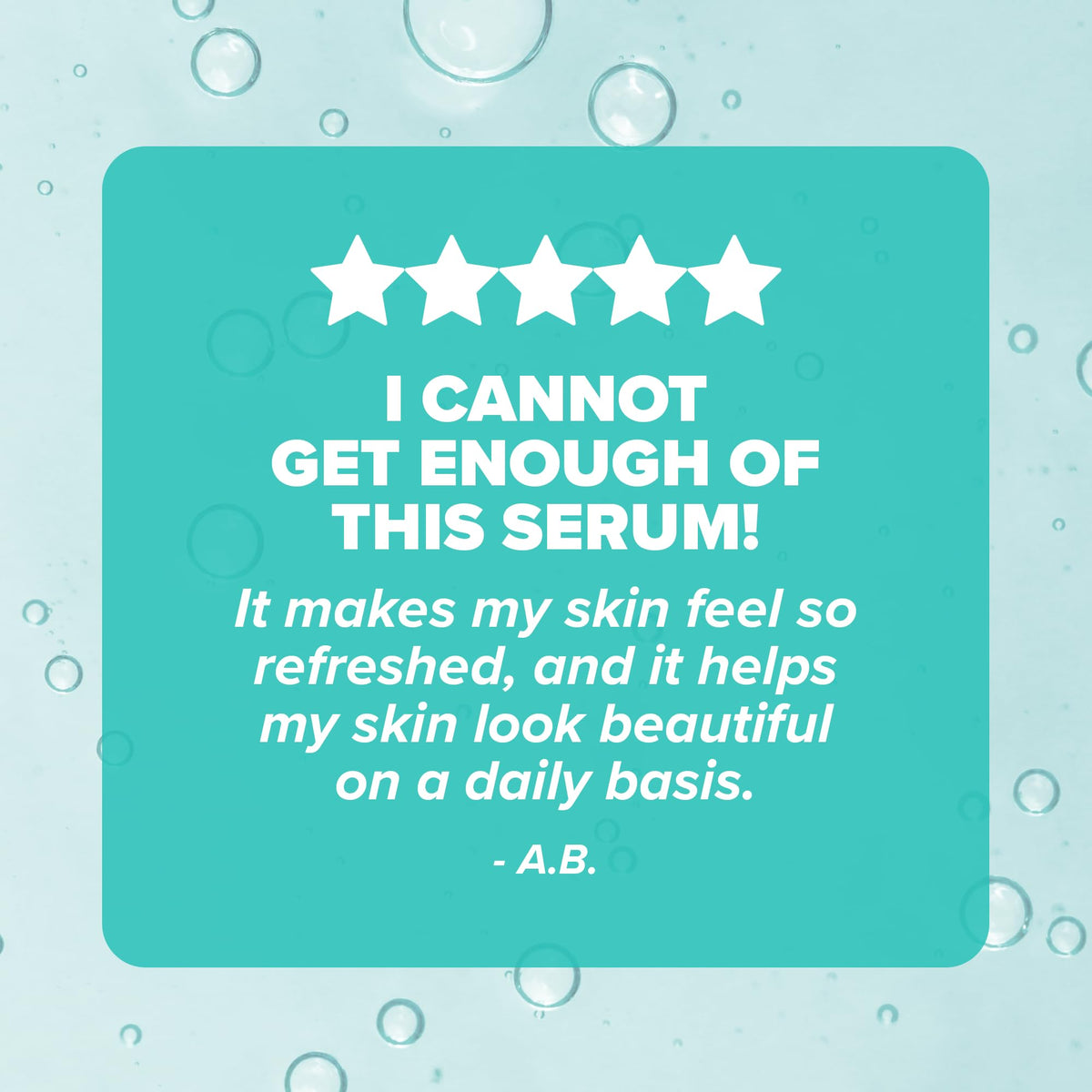 ClarityRx bottle on bathroom counter suggesting daily routine and glowing results